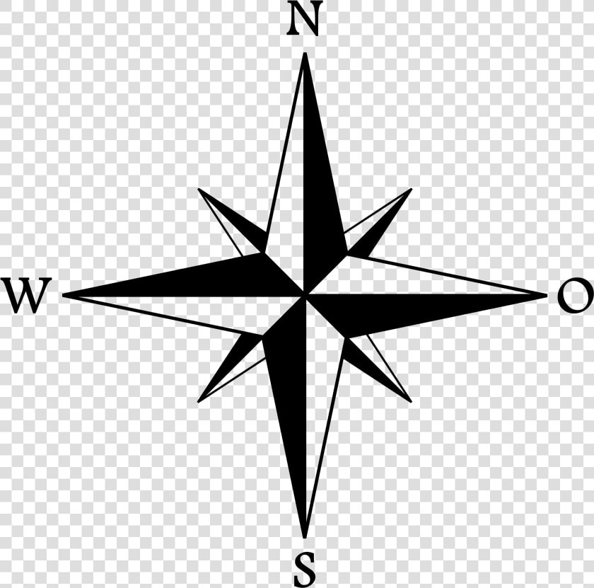 Simple Wind Rose Clip Arts   Desenho Das Rosas Dos Ventos  HD Png DownloadTransparent PNG