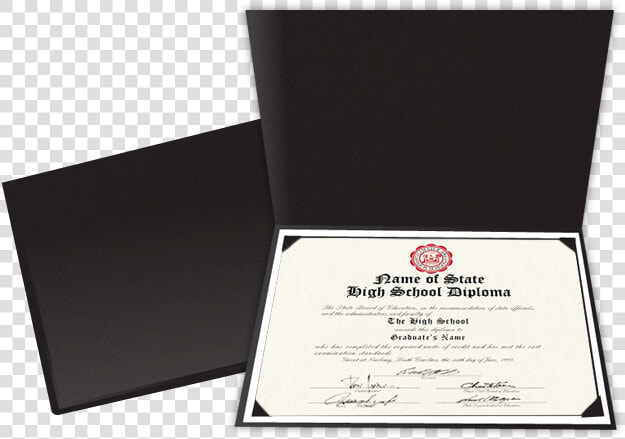 Diploma Graduation Folders   Graduation Certificate Folder  HD Png DownloadTransparent PNG