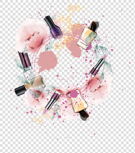 Round Design For Cosmetic Banner Hd  HD Png DownloadTransparent PNG