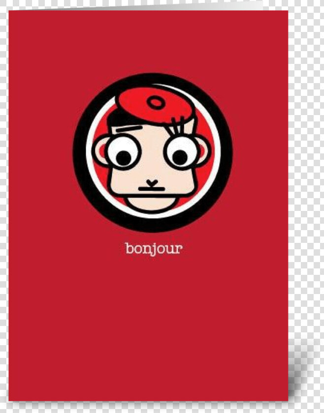 Bonjour Greeting Card   Circle  HD Png DownloadTransparent PNG