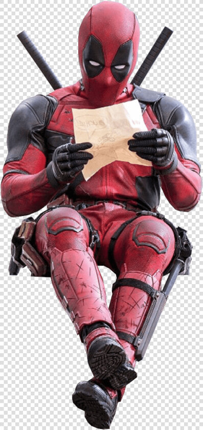 Deadpool Reading   Deadpool Png  Transparent PngTransparent PNG