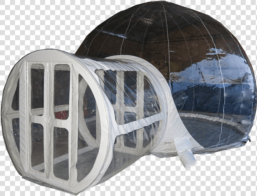 Clear Pvc Bubble With Tunnel   Tent  HD Png DownloadTransparent PNG