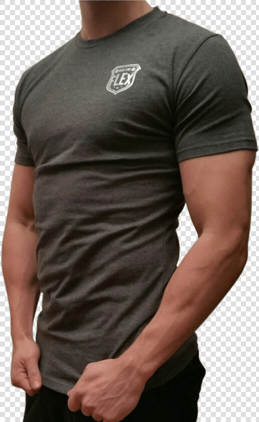 Police T Shirts Gray Thin Blue Line Shirt   Active Shirt  HD Png DownloadTransparent PNG