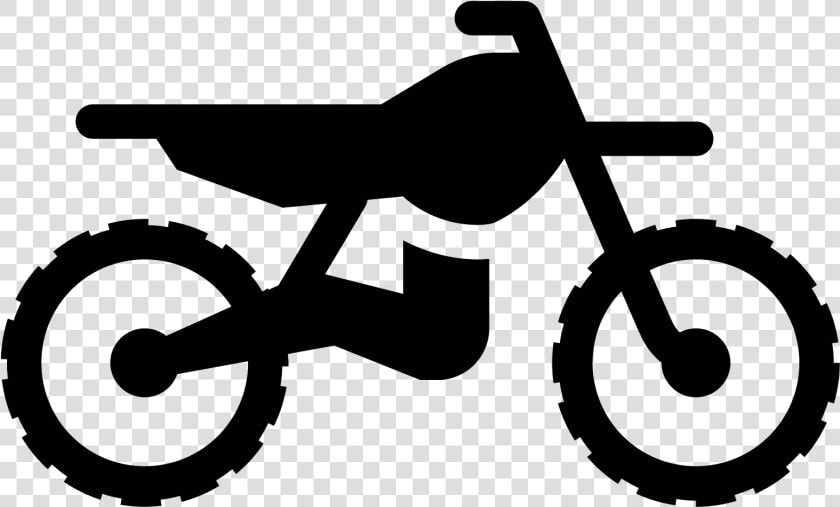 Dirt Bike Filled Icon   Simple Dirt Bike Silhouette  HD Png DownloadTransparent PNG