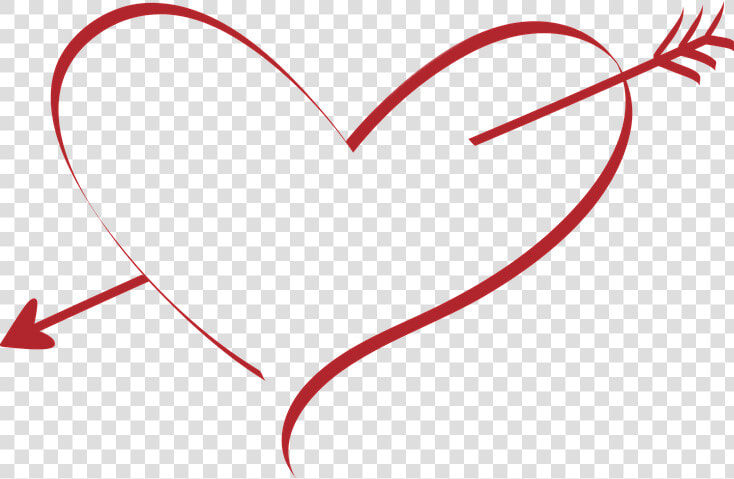  heart  red  arrow   Transparent Heart With Arrow  HD Png DownloadTransparent PNG