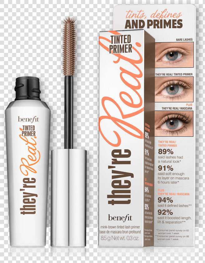 Re Real Tinted Eyelash Primer   Mascara  HD Png DownloadTransparent PNG