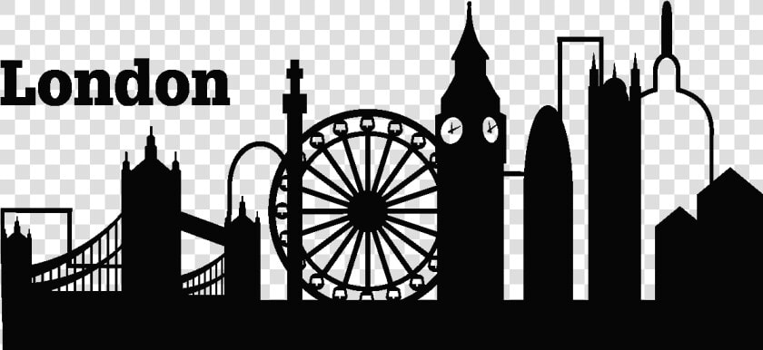 London Silhouette City Skyline   Silhouette London City Png  Transparent PngTransparent PNG