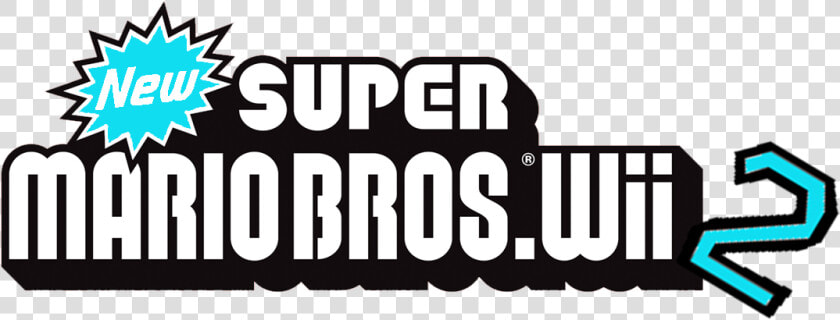 Transparent Super Mario Bros Logo Png   New Super Mario Bros Wii  Png DownloadTransparent PNG