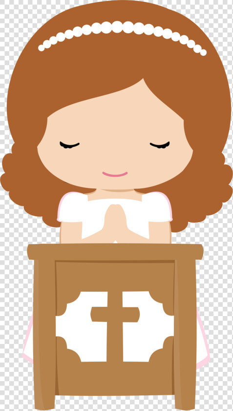 Girls In Their First Communion Clip Art   Clipart Communion Girls Png  Transparent PngTransparent PNG