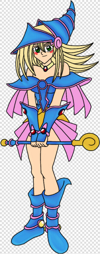  yugioh  darkmagiciangirl   Cartoon  HD Png DownloadTransparent PNG