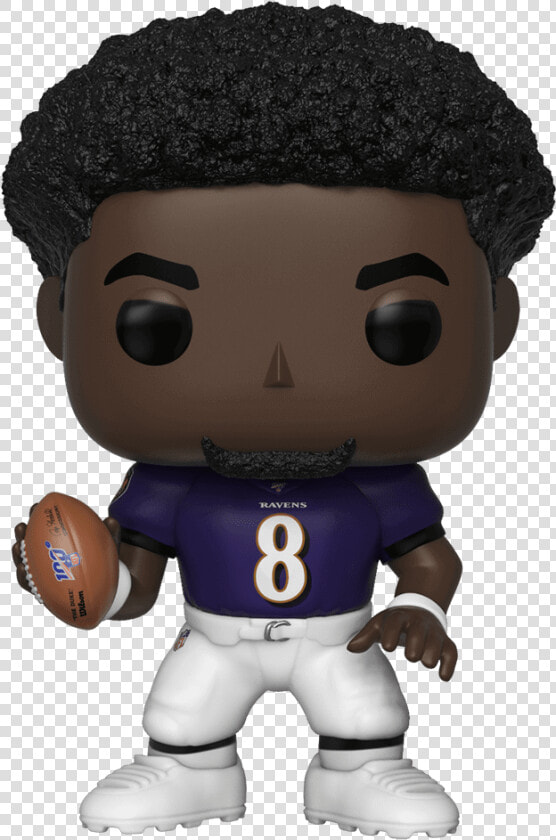 Nfl Ravens Lamar Jackson Pop Vinyl Figure   Lamar Jackson Funko Pop  HD Png DownloadTransparent PNG