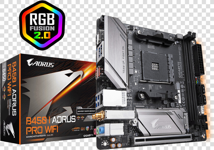 Gigabyte B450 I Aorus Pro Wifi  HD Png DownloadTransparent PNG