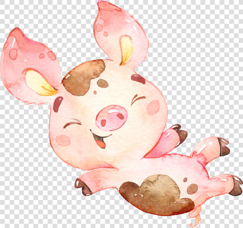 Pig Illustration  Pig Drawing  Pig Art  Pigs  Watercolor   Pig Watercolor Png  Transparent PngTransparent PNG