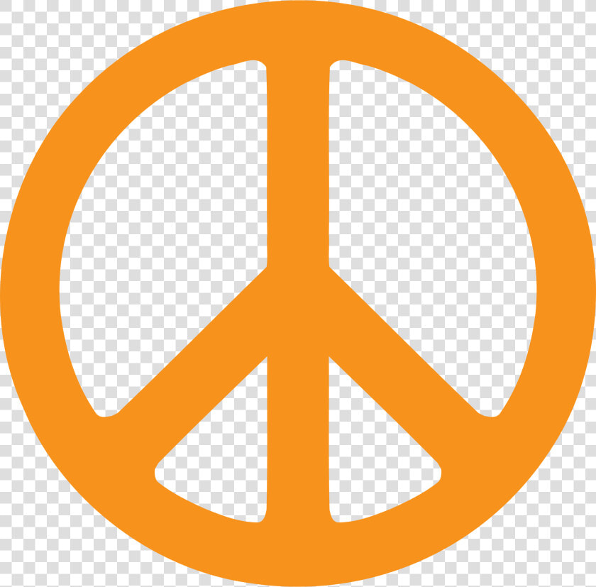 Peace Symbol Transparent   Orange Peace Sign  HD Png DownloadTransparent PNG