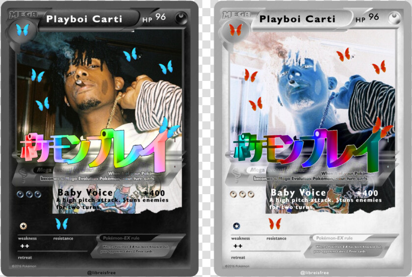 Playboi Carti Pokemon Card  HD Png DownloadTransparent PNG