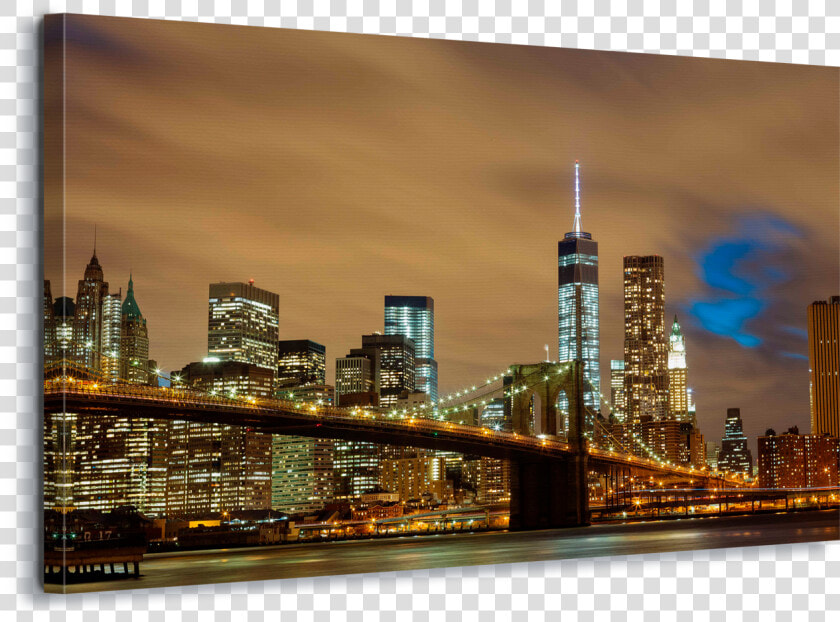 Brooklyn Skyline Png   New York City Night  Transparent PngTransparent PNG