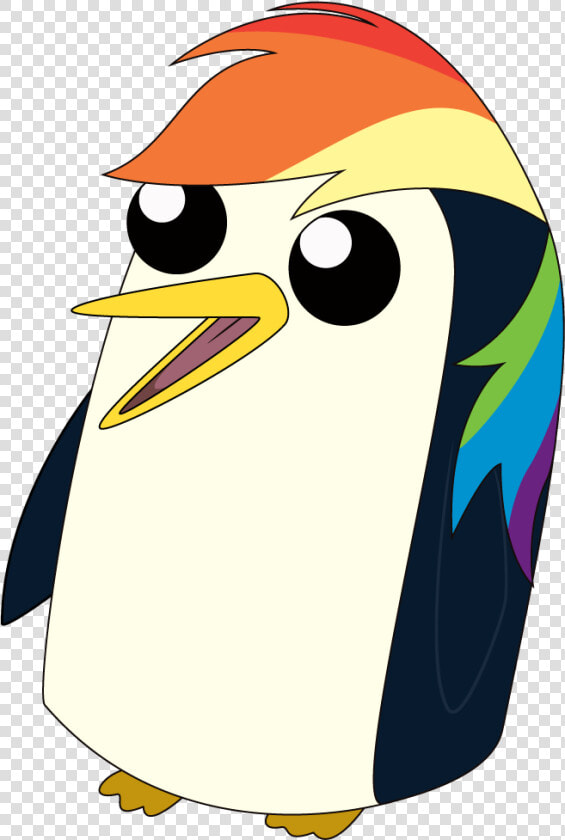  gunter Penguin Rainbow Dash   Гюнтер Из Время Приключений  HD Png DownloadTransparent PNG