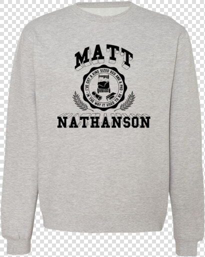 Matt Nathanson   Phd Crewneck   Marathon Of Hope T Shirt  HD Png DownloadTransparent PNG