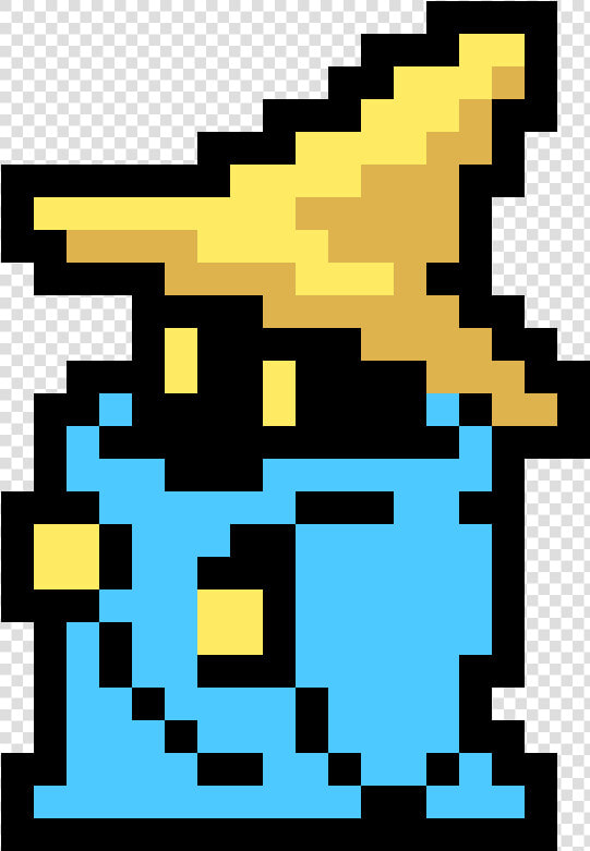 Final Fantasy Black Mage Pixel  HD Png DownloadTransparent PNG