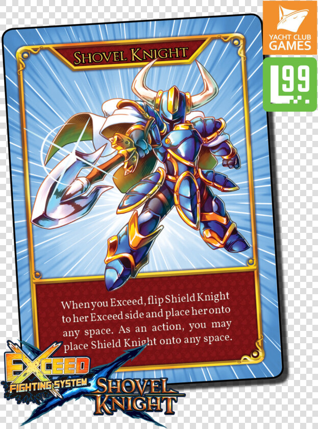 Exceed Card Previews   Exceed Fighting System Shovel Knight  HD Png DownloadTransparent PNG