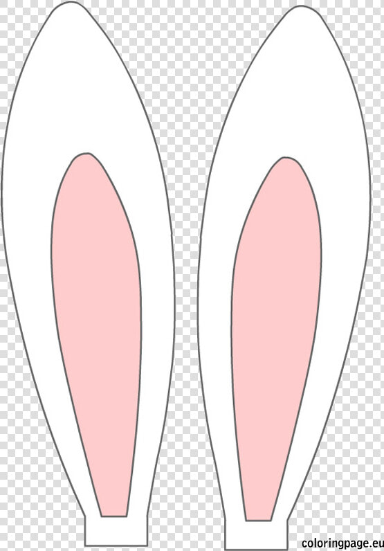 Ear Bunny Clipart Clipartfest Transparent Png   Molde De Orelhas De Coelho  Png DownloadTransparent PNG