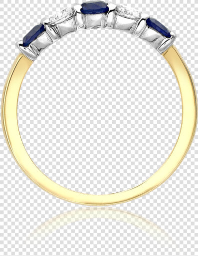 21570 Sapphire Diamond 5 Stone Eternity Ring   Engagement Ring  HD Png DownloadTransparent PNG