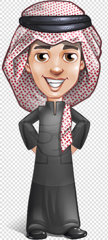 Young Muslim Man Cartoon Vector Character Aka Kadeen   Muslim Man Cartoon  HD Png DownloadTransparent PNG