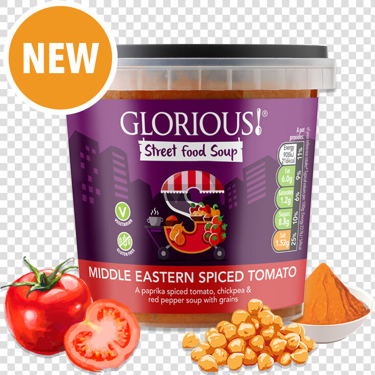 Transparent Tomato Soup Png   Glorious Street Food Soup Chicken Laksa  Png DownloadTransparent PNG