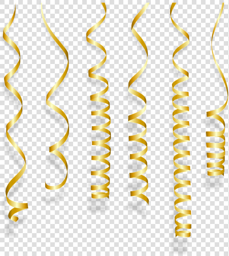 Streamers Fun Gold Free Picture   Transparent Background Streamers Png  Png DownloadTransparent PNG