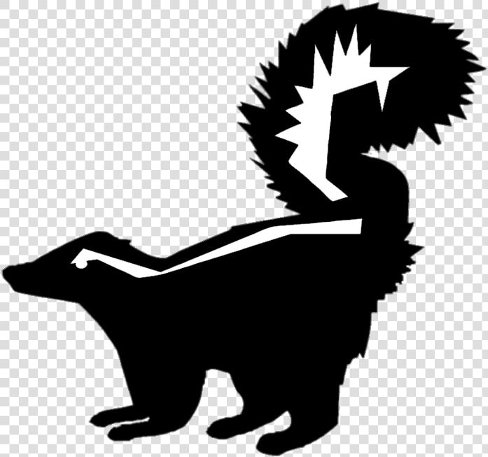 Skunk Silhouette   Skunk Decal  HD Png DownloadTransparent PNG