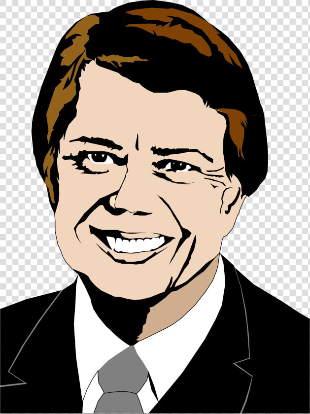 Drawing Jimmy Carter Cartoon  HD Png DownloadTransparent PNG