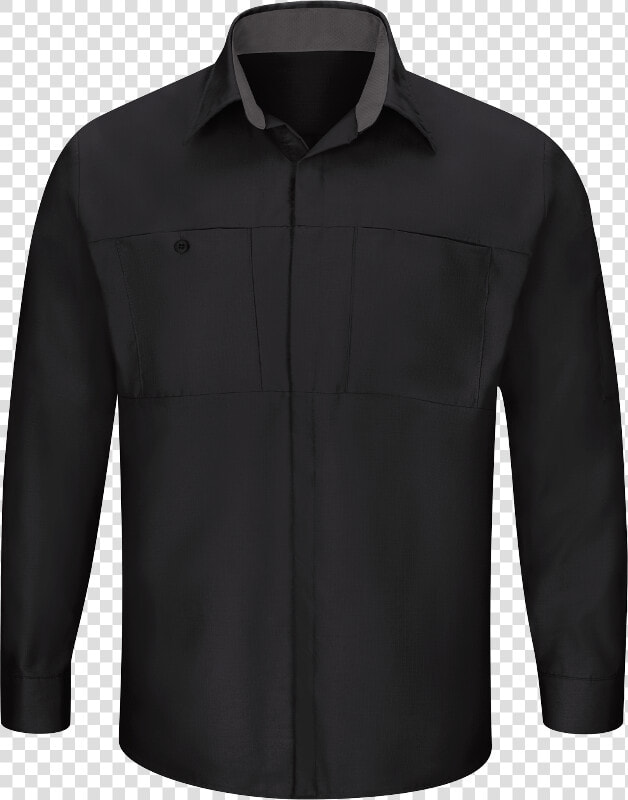 Men S Long Sleeve Performance Plus Shop Shirt With   Sweater  HD Png DownloadTransparent PNG