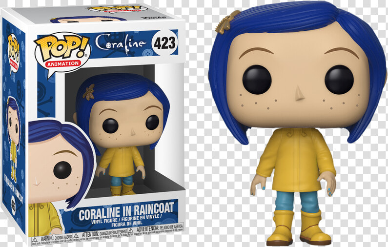 Transparent Advertencia Png   Funko Coraline In Raincoat  Png DownloadTransparent PNG