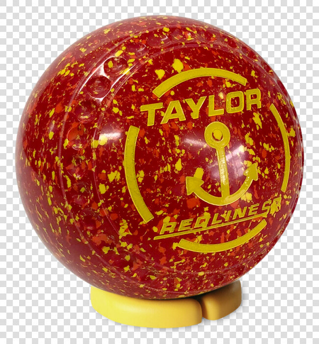 Taylor Redline Sr Size 1 Half Pipe Grip Red orange yellow   Sphere  HD Png DownloadTransparent PNG