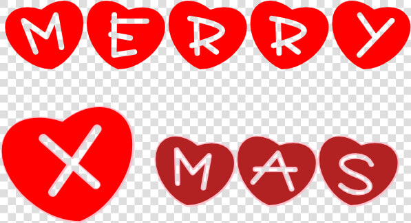 Merry X mas Text Logo Icon Png Transparent Image Pngbg   Heart  Png DownloadTransparent PNG