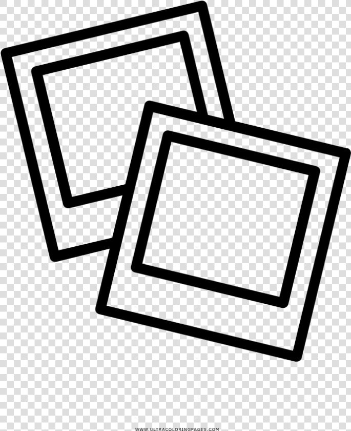 Polaroids Coloring Page   Doodles Of Instagram Logo  HD Png DownloadTransparent PNG