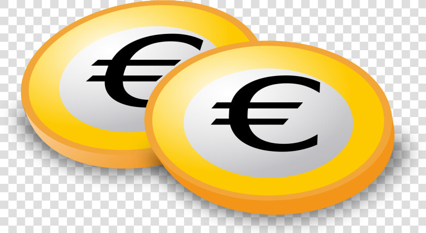 Euro Coins Clip Arts   Euro Coin Clipart  HD Png DownloadTransparent PNG