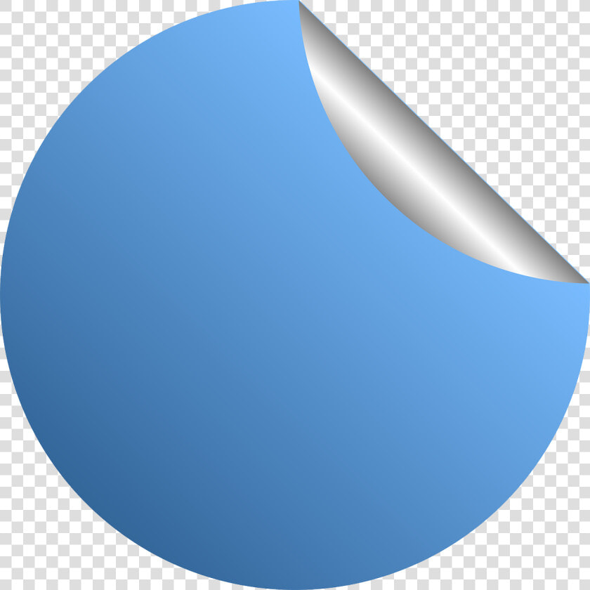 Sticker  Circle  Peel  Round  Blue   Round Paper Sticker Png  Transparent PngTransparent PNG