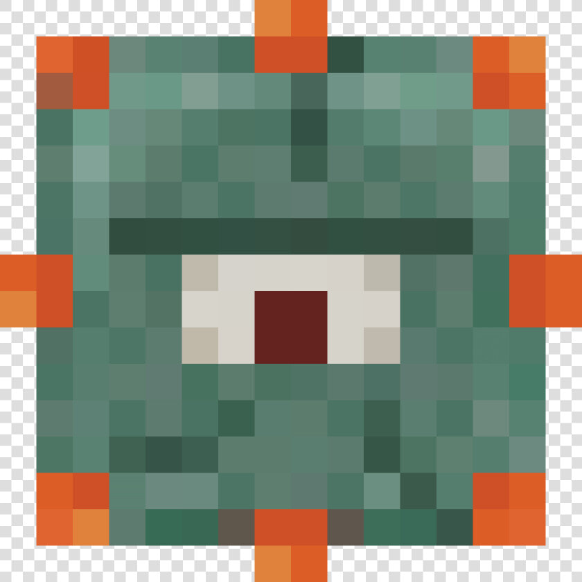 New Texture   Minecraft Elder Guardian Face  HD Png DownloadTransparent PNG