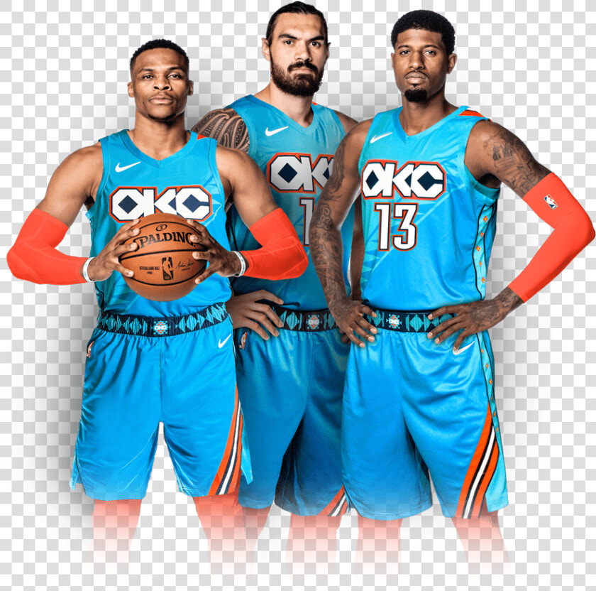 New City Edition   Thunder Native American Jerseys  HD Png DownloadTransparent PNG