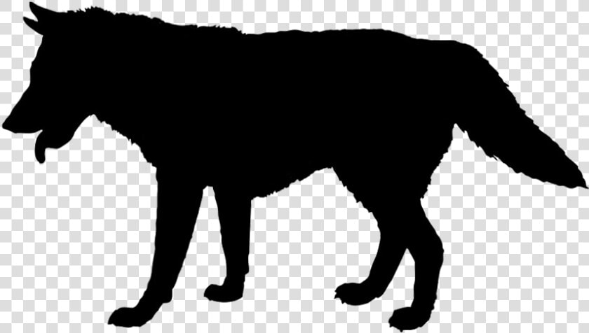 Animal Silhouette  Silhouette Clip Art   Silhouette Animal Wolf  HD Png DownloadTransparent PNG