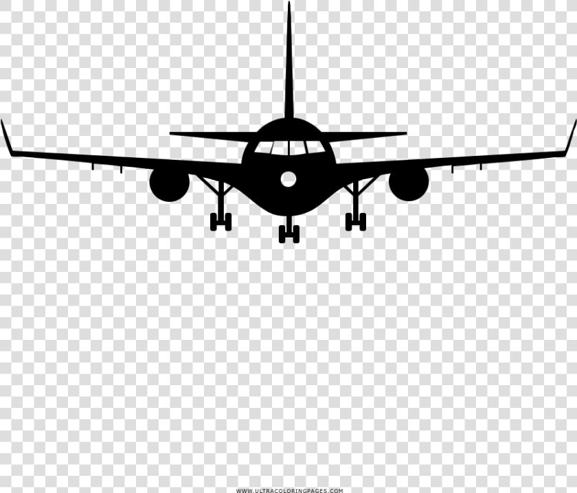 Airplane Coloring Page   Airplane Colour Drawings  HD Png DownloadTransparent PNG