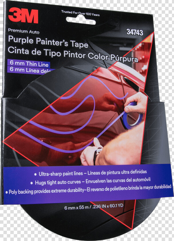 3m Auto Purple Painter S Tape And 3m Super Flexible   Flyer  HD Png DownloadTransparent PNG