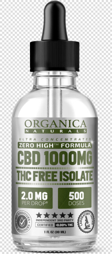 Zero High Cbd Oil Ultra Concentrated Isolate Tincture   Cbd Oil Full Spectrum  HD Png DownloadTransparent PNG