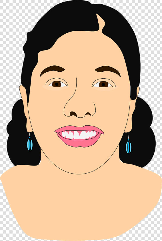 Asian Indian Face Indian Lady Png Image   Indian Lady Face Clipart  Transparent PngTransparent PNG