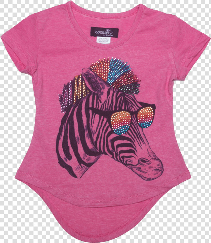 Sparkle By Stoopher Rainbow Zebra Tshirt  HD Png DownloadTransparent PNG