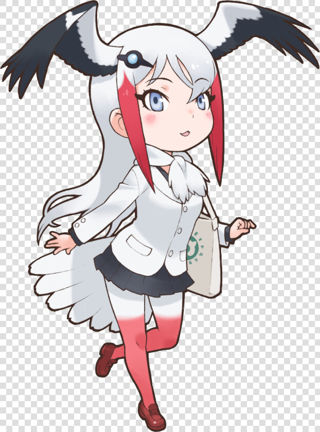 White Storkoriginal   White Stork Kemono Friends  HD Png DownloadTransparent PNG