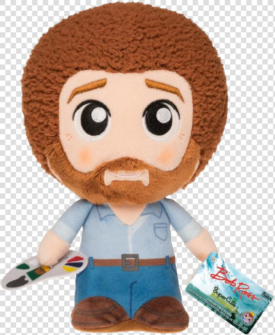 Funko Supercute Plush Bob Ross   Bob Ross Plush Toy  HD Png DownloadTransparent PNG