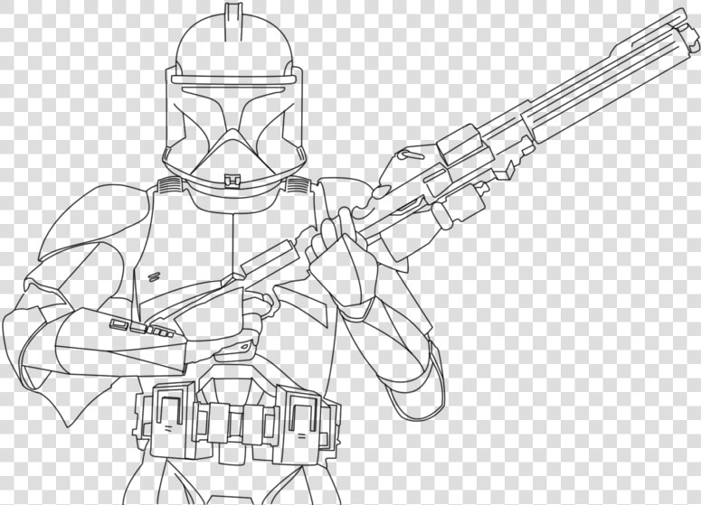 Printable Pictures Of Clone trooper Page printable coloring   Star Wars Dessin De Clone Trooper  HD Png DownloadTransparent PNG