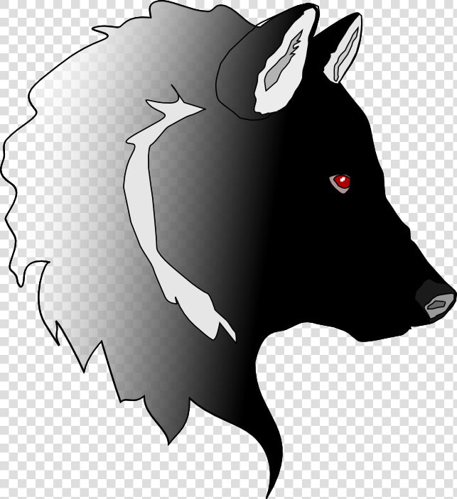 Boar illustration black And White livestock clip Art   Desenho De Um Lobo Preto  HD Png DownloadTransparent PNG